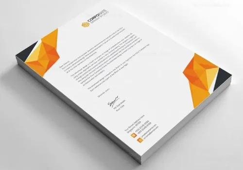 professional letterhead design